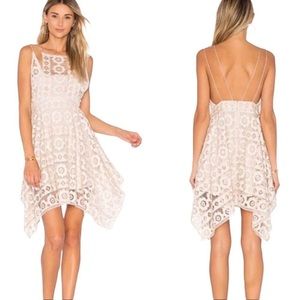 NWT free people ivory “just like honey” lace dress